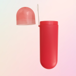 ETUI POJEMNIK NA SZCZOTECZKĘ PASTĘ DO ZĘBÓW PODRÓŻNY TURYSTYCZNY ORGANIZER RÓŻOWY - 4