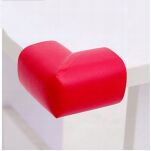 CZERWONE ZABEZPIECZENIE OSŁONKI PIANKOWE NAROŻNIKÓW ROGÓW MEBLI STOŁU OSŁONA NA NAROŻNIKI KANTY 4SZT 12MM - 2