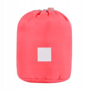 CZERWONA KOSMETYCZKA DAMSKA DLA DZIEWCZYNKI PODRÓŻNA TURYSTYCZNA WIĄZANA POJEMNA WOREK ZE ŚCIĄGACZEM
