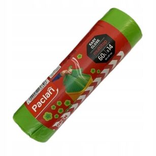 WORKI WIĄZANE NA ŚMIECI ODPADKI ODPADY Z USZAMI ZAPACHOWE UNIWERSALNE 60L ROLKA 14SZT