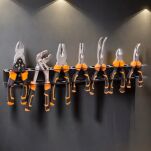 ORGANIZER WARSZTATOWY UCHWYT WIESZAK ŚCIENNY LISTWA NA ŚCIANĘ NA KLUCZE KOMBINERKI NARZĘDZIA WKRĘTAKI - 4