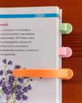 SIMPLO MIĘKKIE ZAKŁADKI DO KSIĄŻKI KOLOROWE PASKI ZNACZNIKI DO STRON KSIĄŻEK ZESZYTÓW Z KLAMERKĄ ZESTAW 3SZT - 3