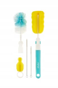 AKUKU ZESTAW SZCZOTEK SZCZOTECZEK DŁUGA SZCZOTKA DO MYCIA CZYSZCZENIA BUTELKI BUTELEK SMOCZKÓW RUREK