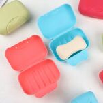 MYDELNICZKA TURYSTYCZNA PODRÓŻNA PUDEŁKO POJEMNIK NA MYDŁO SZAMPON W KOSTCE - 4