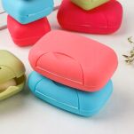 MYDELNICZKA TURYSTYCZNA PODRÓŻNA PUDEŁKO POJEMNIK NA MYDŁO SZAMPON W KOSTCE - 5