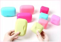 MYDELNICZKA TURYSTYCZNA PODRÓŻNA PUDEŁKO POJEMNIK NA MYDŁO SZAMPON W KOSTCE - 7