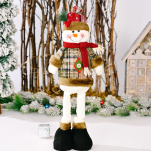 DUŻA FIGURKA DEKORACJA ŚWIĄTECZNA NA ŚWIĘTA BOŻE NARODZENIE STOJĄCA TELESKOPOWY REGULOWANY BAŁWAN - 2