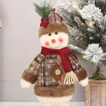 DUŻA FIGURKA DEKORACJA ŚWIĄTECZNA NA ŚWIĘTA BOŻE NARODZENIE STOJĄCA TELESKOPOWY REGULOWANY BAŁWAN - 3