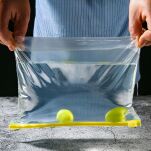 PACLAN WORECZKI TOREBKI STRUNOWE Z SUWAKIEM ZAMYKANE DO PRZECHOWYWANIA ŻYWNOŚCI MROŻENIA 1L 20 SZT - 12