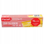 PACLAN WORECZKI TOREBKI STRUNOWE Z SUWAKIEM ZAMYKANE DO PRZECHOWYWANIA ŻYWNOŚCI MROŻENIA 1L 20 SZT - 8