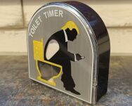 ZŁOTOWŁOSY KLEPSYDRA TOALETOWA CZASOMIERZ TIMER MINUTNIK DO TOALETY ŁAZIENKI ŚMIESZNY GADŻET PREZENT - 3