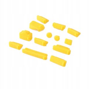 ŻÓŁTE ZAŚLEPKI ZATYCZKI OCHRONNE ZAŚLEPKA GNIAZD GNIAZDEK PORTÓW USB HDMI AUDIO LAPTOPA NOTEBOOK