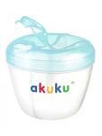 AKUKU PLASTIKOWY POJEMNIK DOZOWNIK NA MLEKO W PROSZKU MODYFIKOWANE  4 KOMORY PORCJE MLEKA NIEBIESKI - 3