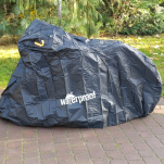 POKROWIEC NA MOTOCYKL ROWER MOTOR SKUTER WODOODPORNY DUŻY MOCNY CAŁOROCZNY CZARNY - 3