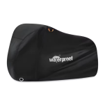 POKROWIEC NA MOTOCYKL ROWER MOTOR SKUTER WODOODPORNY DUŻY MOCNY CAŁOROCZNY CZARNY - 2