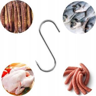 HAKI WĘDZARNICZE HAK DO WĘDZARNI WĘDZENIA WĘDLIN SZYNKI BOCZKU ZESTAW 20SZT
