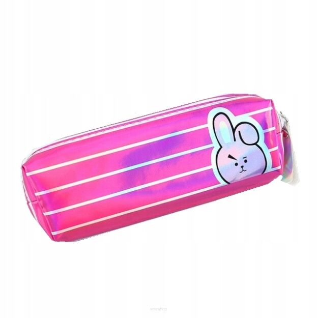 SIMPLO ETUI PIÓRNIK SZKOLNY DO SZKOŁY SASZETKA TUBA BEZ WYPOSAŻENIA NA ZAMEK JEDNOKOMOROWY RÓŻOWY