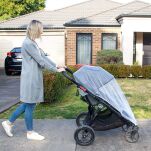 MOSKITIERA DO WÓZKA SPACERÓWKI GONDOLI NA WÓZEK SPACEROWY SIATKA PRZED KOMARAMI OWADAMI UNIWERSALNA - 5