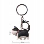 CZARNY KOTEK ZAWIESZKA BRELOK BRELOCZEK MASKOTKA DO KLUCZY PLECAKA TOREBKI NA PREZENT DZIEŃ DZIECKA - 4