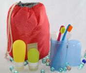 ETUI PODRÓŻNE XXL NA SZCZOTECZKĘ I PASTĘ DO ZĘBÓW NIEBIESKIE POJEMNIK HIGIENICZNY Z WENTYLACJĄ - 4