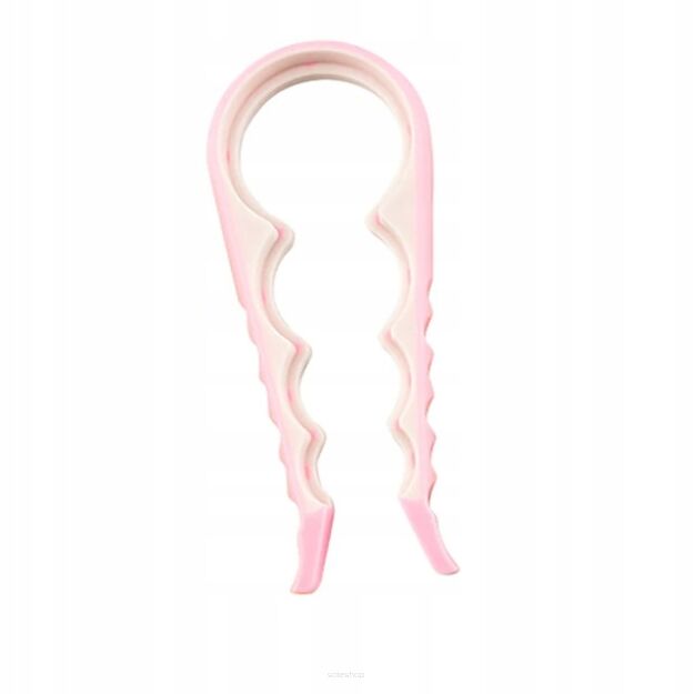 RÓŻOWY OTWIERACZ DO SŁOIKÓW WEKÓW ZAKRĘTEK NAKRĘTEK BUTELEK UNIWERSALNY WIELOFUNKCYJNY 4W1 RĘCZNY