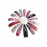SPINKI OZDOBY WSUWKI DO WŁOSÓW DLA DZIEWCZYNKI OZDOBNE METALOWE KOLOROWE MIX ZESTAW KOMPLET 15 SZT - 2