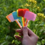 ZNACZNIKI TABLICZKI ETYKIETY DO OPISYWANIA ROŚLIN OPISU SADZONEK PLASTIKOWE OGRODOWE WIELORAZOWE MIX 10SZT - 3