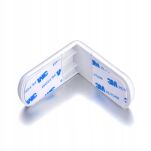 BIAŁE ZABEZPIECZENIE SZAF PRZED DZIEĆMI BLOKADA MEBLI SZAFEK SZUFLAD DRZWICZEK ZABEZPIECZENIA KĄTOWE BOCZNE DLA DZIECI - 5