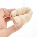 ODBOJNIK OSŁONKA OCHRANIACZ NASADKA NA KLAMKĘ DO DRZWI PIANKA OCHRONNA ZABEZPIECZENIE PIANKOWE KLAMKI KREMOWA - 5