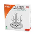 AKUKU UNIWERSALNA SUSZARKA DO BUTELEK I SMOCZKÓW SZARA NA AKCESORIA SMOCZKI BUTELKI DO KARMIENIA DZIECKA - 5