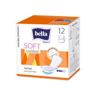 WKŁADKI HIGIENICZNE BELLA SOFT COMFORT PANTY 12 SZTUK ULTRACIENKIE BEZZAPACHOWE ODDYCHAJĄCE