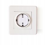 ZABEZPIECZENIE ZAŚLEPKA BLOKADA PRZED DZIEĆMI GNIAZDEK KONTAKTÓW ELEKTRYKI BEZ BOLCA UZIEMIAJĄCEGO - 2