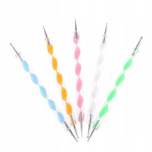 SONDA DO PAZNOKCI ZDOBIENIE MANICURE ZESTAW 5SZT