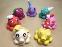 PIANKOLINA PLASTELINA GLINA POLIMEROWA MAGICZNA MASA PLASTYCZNA ZESTAW KREATYWNY 12 KOLORÓW NARZĘDZIA - 4