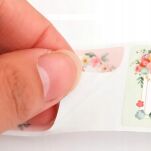 NAKLEJKI  ETYKIETY SAMOPRZYLEPNE NA SŁOIKI PRZETWORY PRZYPRAWY  WINO BUTELKI PREZENTY 250 SZT NR 3 - 5