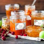 NAKLEJKI  ETYKIETY SAMOPRZYLEPNE NA SŁOIKI PRZETWORY PRZYPRAWY  WINO BUTELKI PREZENTY 250 SZT NR 3 - 2