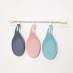 SZARA PODSTAWKA PODKŁADKA KUCHENNA POD ŁYŻKĘ CHOCHELKĘ ŁOPATKĘ ŁYŻKĘ CHOCHLĘ OCIEKACZ SILIKONOWA - 6