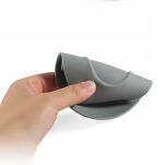 SZARA PODSTAWKA PODKŁADKA KUCHENNA POD ŁYŻKĘ CHOCHELKĘ ŁOPATKĘ ŁYŻKĘ CHOCHLĘ OCIEKACZ SILIKONOWA - 3