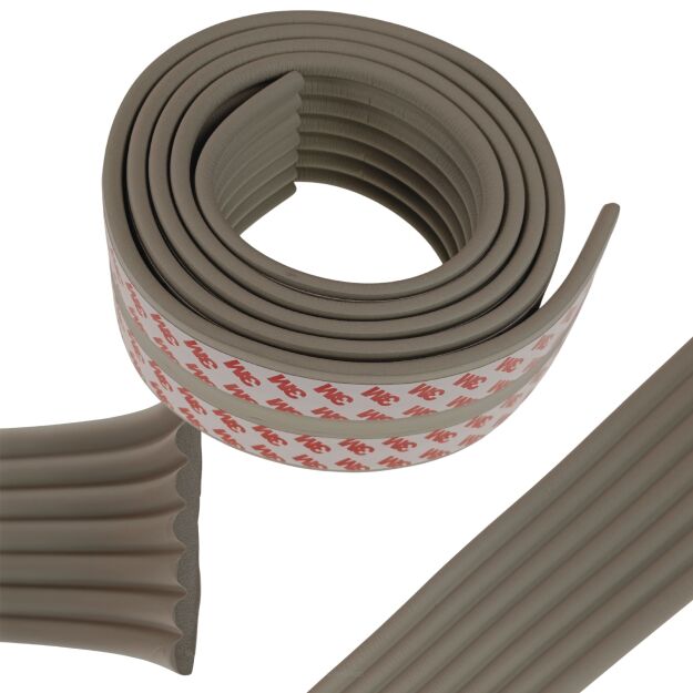 SZARA UNIWERSALNA TAŚMA PIANKOWA DO MEBLI PIANKA TAŚMA OCHRONNA OCHRANIACZ ZABEZPIECZENIE NA KANTY NAROŻNIKI STOŁU