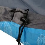 WOREK ORGANIZER MATA DO ZABAWY POJEMNIK NA ZABAWKI KLOCKI NIEBIESKI 140CM - 4