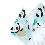 APASZKA CHUSTKA DLA DZIECKA NIEMOWLAKA NA NAPY AKUKU BAWEŁNIANA MODEL PANDA - 5