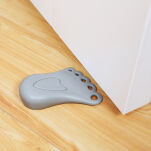 KLIN DO DRZWI STOPER GUMOWY BLOKADA SZARY Z ZAWIESZKĄ STOPKA ZABEZPIECZAJĄCA PRZED ZAMYKANIEM - 5