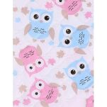 AKUKU MATA PODKŁAD DO PRZEWIJANIA NIEMOWLĄT PRZEWIJAK WIELORAZOWY PIANKA PEVA RÓŻOWO-NIEBIESKIE SOWY - 5