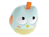 WAŃKA WSTAŃKA ZABAWKA SENSORYCZNA DLA NIEMOWLĄT KOLOROWA DZWONIĄCA KIWAJKA BAŃKA SOWA SÓWKA BRĄZ - 5