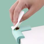 MIĘTOWE ZABEZPIECZENIE OSŁONKI PIANKOWE NAROŻNIKÓW ROGÓW MEBLI STOŁU OSŁONA NA NAROŻNIKI KANTY 4SZT - 4