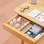 SZARY ORGANIZER BIURKO WKŁAD POJEMNIK PRZEGRÓDKI DO SZUFLADY SZUFLAD Z PRZEGRÓDKAMI NA KREDKI - 4