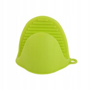 ZIELONA RĘKAWICA ŁAPKA KUCHENNA SILIKONOWA NA RĘKĘ OCHRONNA ŻAROODPORNA DO GORĄCYCH NACZYŃ 2SZT