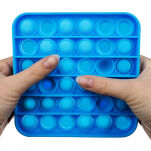 PUSH BUBBLE POP IT ZABAWKA SENSORYCZNA ANTYSTRES MALINOWY KWADRAT - 9