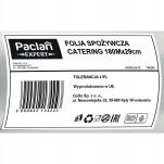 FOLIA SPOŻYWCZA CATERINGOWA PACLAN 180M X 29CM GASTRONOMICZNA DO ŻYWNOŚCI PAKOWANIA I MROŻENIA - 9