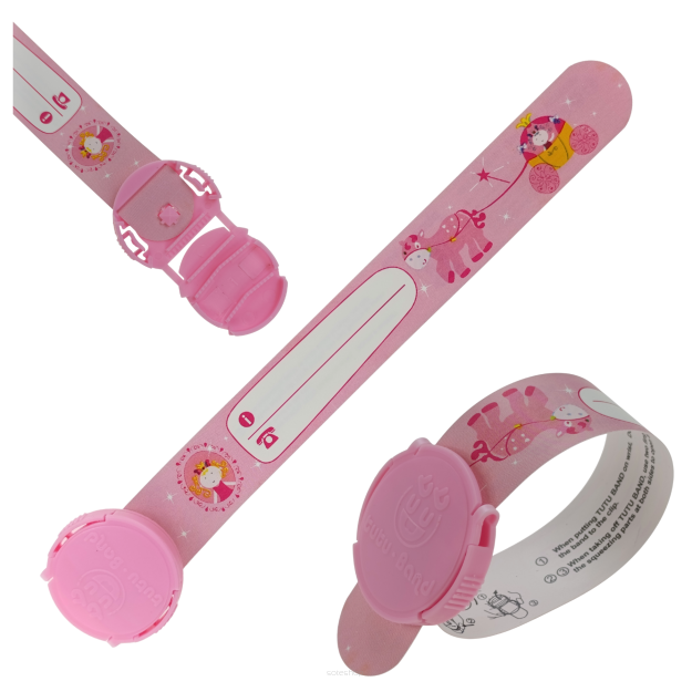 KSIĘŻNICZKA OPASKA IDENTYFIKACYJNA INFORMACYJNA IDENTYFIKATOR IMIENNIK DLA DZIECKA NA RĘKĘ NUMER TELEFONU NIEZGUBKA